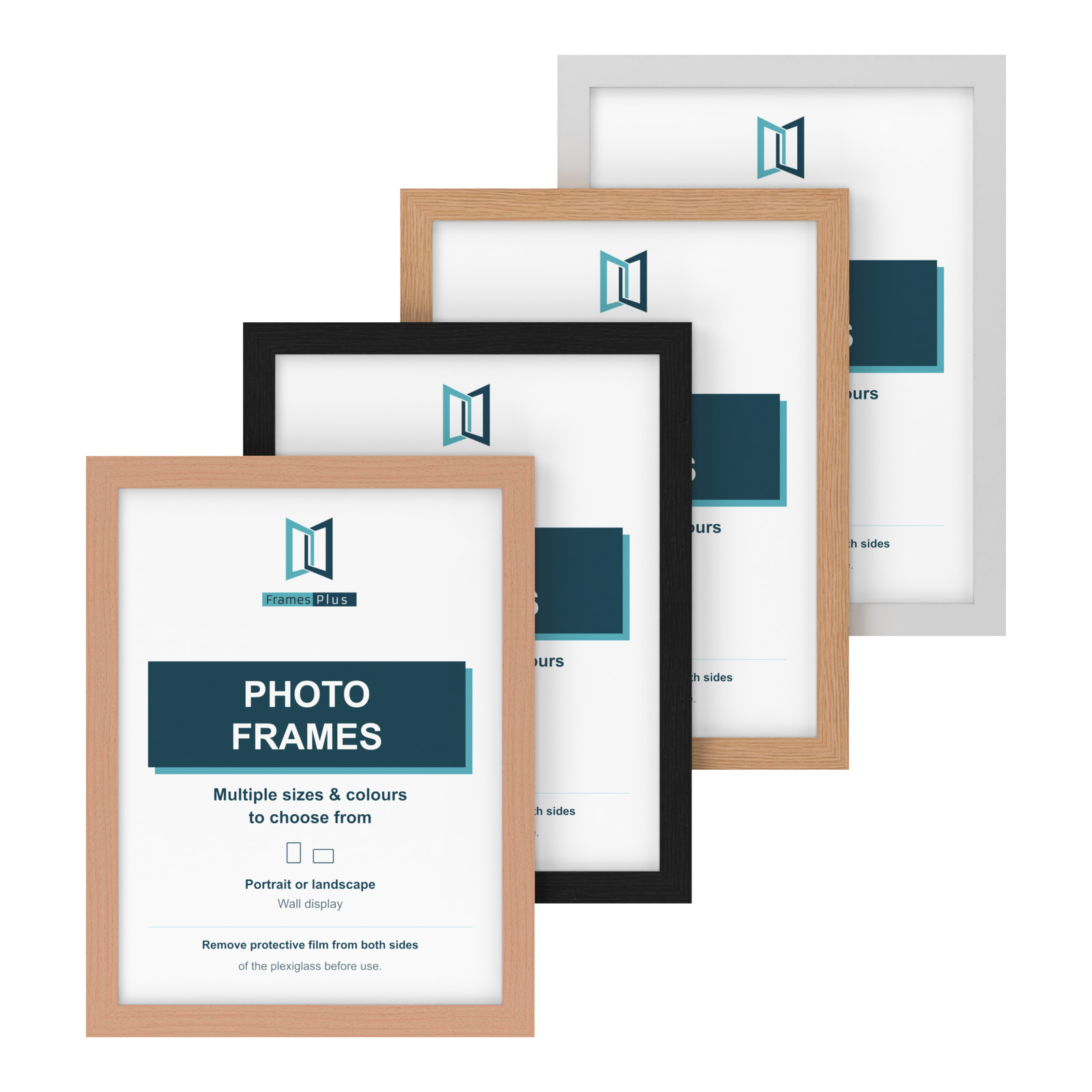 NEW MODERN WOODEN STYLE PICTURE PHOTO FRAME HOME OFFICE WORK GIFT ALL SIZES